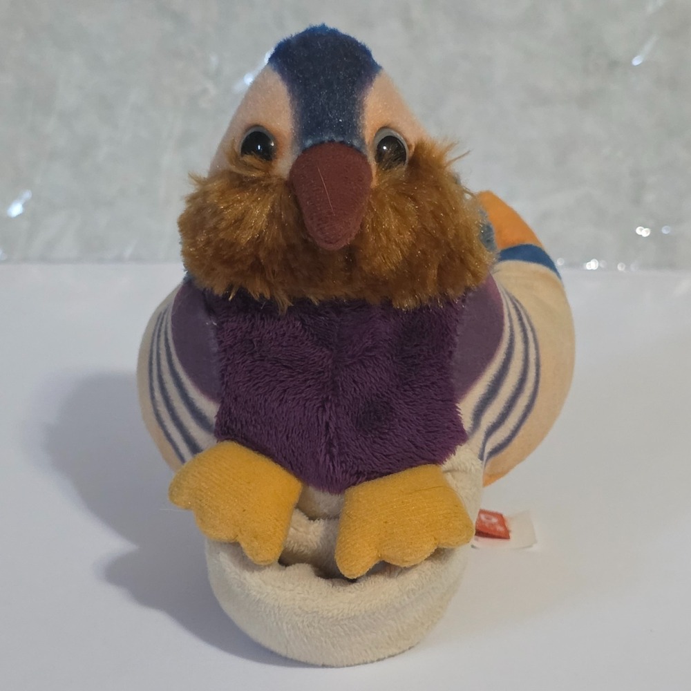 Book Buddies Waddles Mandarin Duck Plush Wrist Slap Bracelet Wild Republic 6"